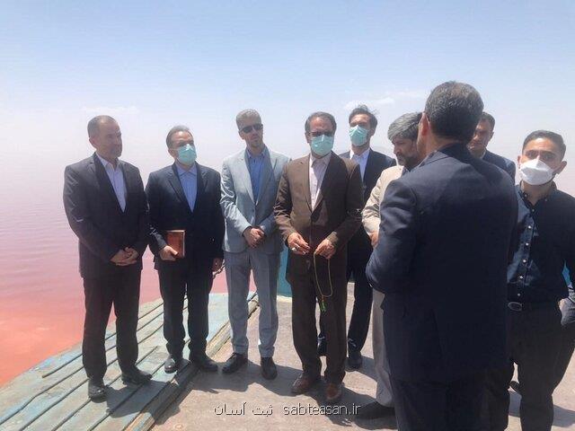 رئیس سازمان بازرسی از دریاچه ارومیه بازدید کرد