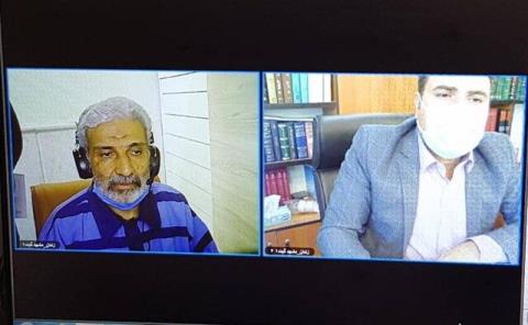 برگزاری جلسه دادرسی الكترونیكی بین دادگستری تهران و زندان مشهد